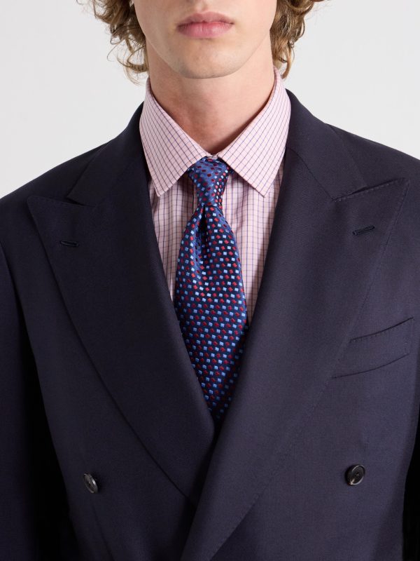 8.5cm Silk-Jacquard Tie - FR