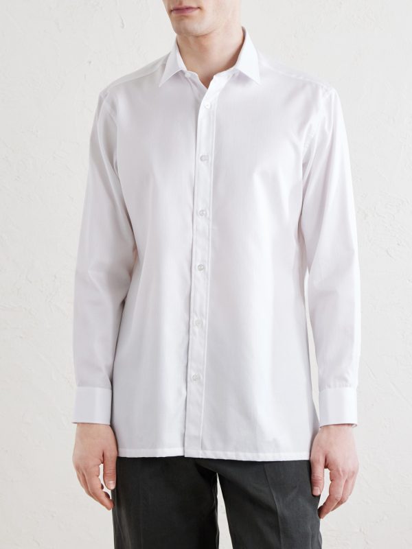 Cotton-Herringbone Shirt - CU