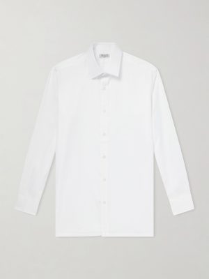 Cotton-Herringbone Shirt