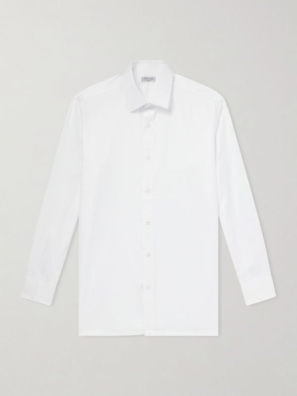 Cotton-Herringbone Shirt
