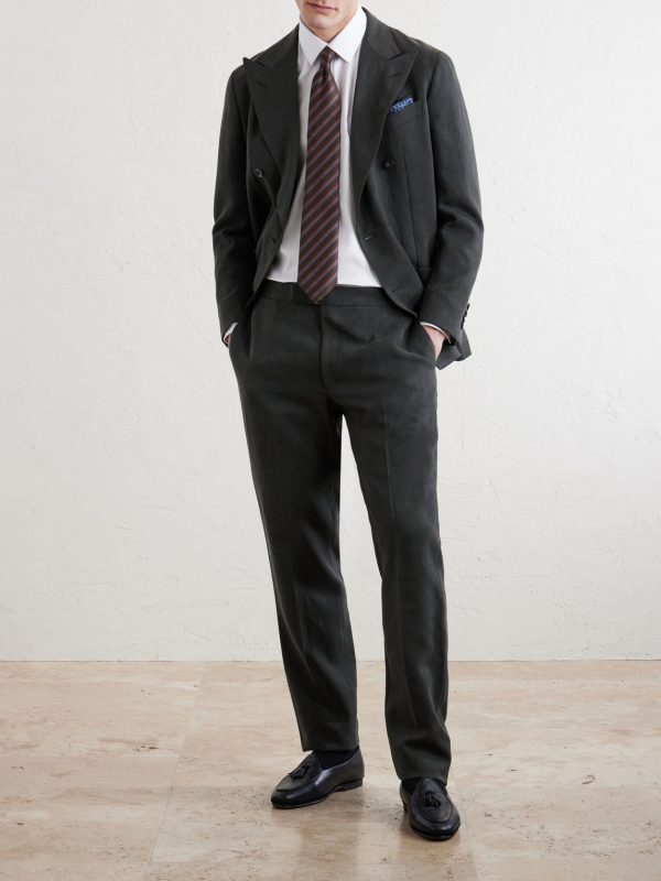 Cotton-Herringbone Shirt - OU