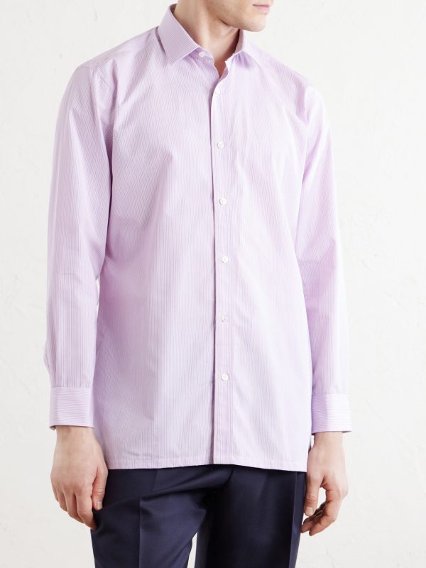 Striped Cotton Shirt - CU Striped Cotton Shirt - CU
