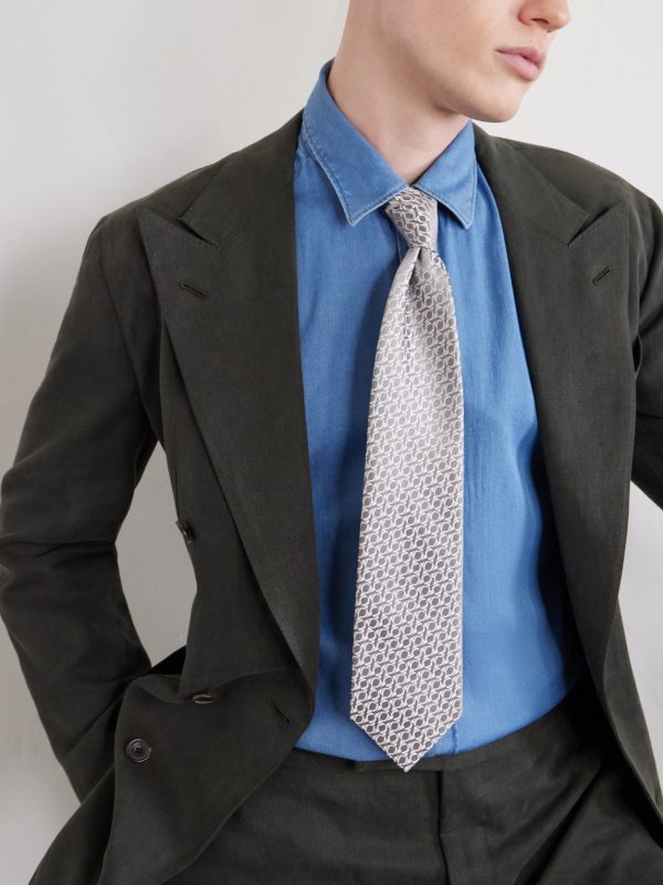 8.5cm Silk-Jacquard Tie - FR 8.5cm Silk-Jacquard Tie - FR