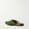 Suede Slippers - BK Suede Slippers - BK