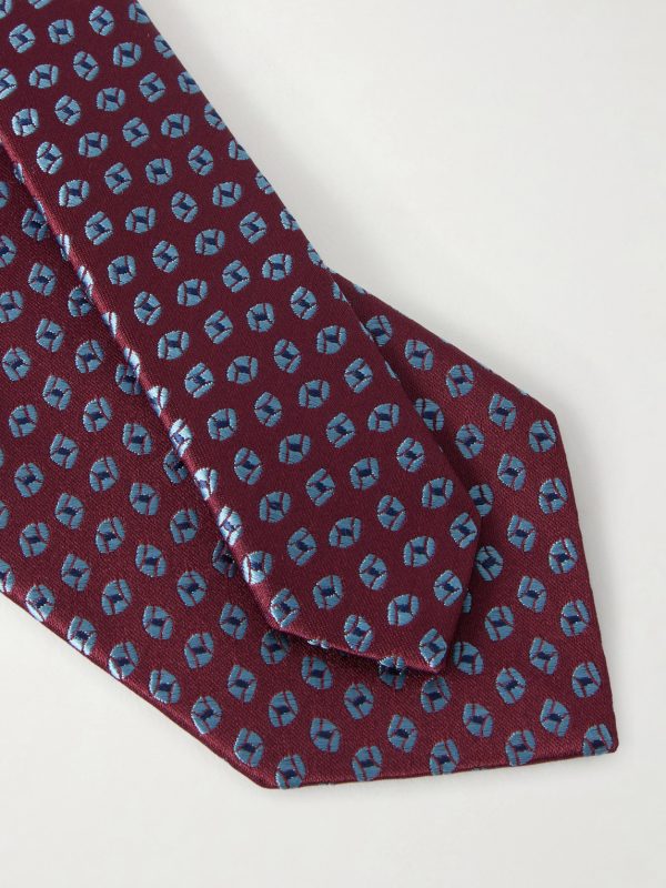 8.5cm Silk-Jacquard Tie - CU 8.5cm Silk-Jacquard Tie - CU