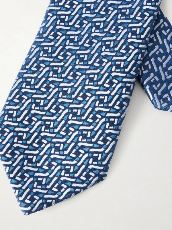 8.5cm Silk-Jacquard Tie - CU