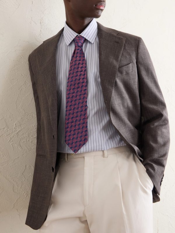 8.5cm Silk-Jacquard Tie - FR 8.5cm Silk-Jacquard Tie - FR