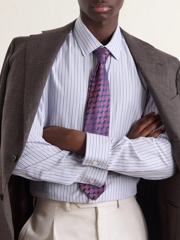 8.5cm Silk-Jacquard Tie - OU 8.5cm Silk-Jacquard Tie - OU