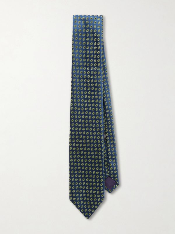 8.5cm Silk-Jacquard Tie