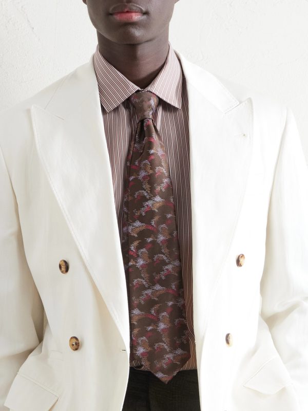 8.5cm Silk-Jacquard Tie - OU 8.5cm Silk-Jacquard Tie - OU
