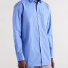 Checked Cotton-Poplin Shirt - CU Checked Cotton-Poplin Shirt - CU