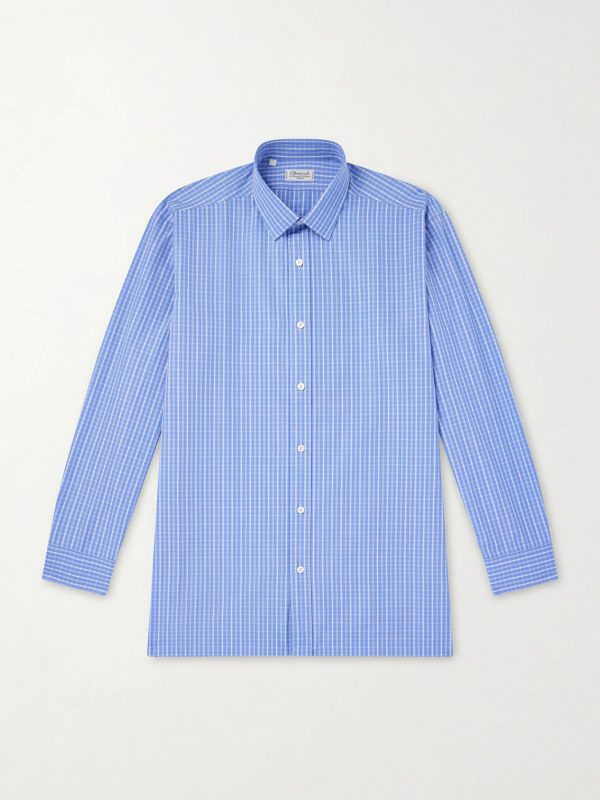 Checked Cotton-Poplin Shirt Checked Cotton-Poplin Shirt