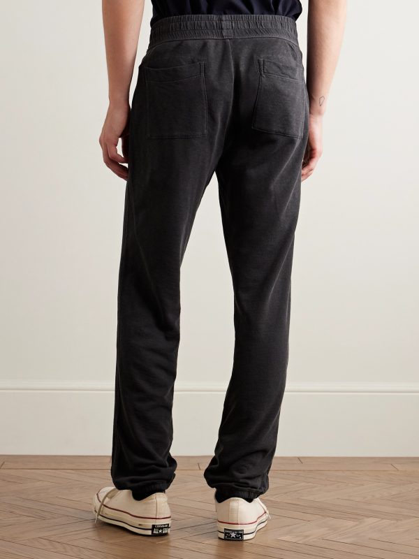 Straight-Leg Cotton-Jersey Sweatpants - BK Straight-Leg Cotton-Jersey Sweatpants - BK
