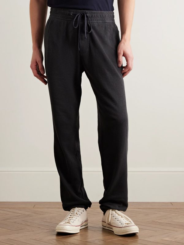 Straight-Leg Cotton-Jersey Sweatpants - FR Straight-Leg Cotton-Jersey Sweatpants - FR