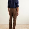 Slim-Fit Straight-Leg Cotton-Blend Corduroy Trousers - BK