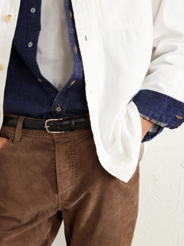 Slim-Fit Straight-Leg Cotton-Blend Corduroy Trousers - CU