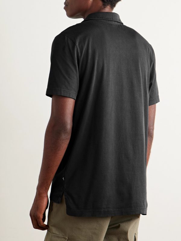 Supima Cotton-Jersey Polo Shirt - BK Supima Cotton-Jersey Polo Shirt - BK