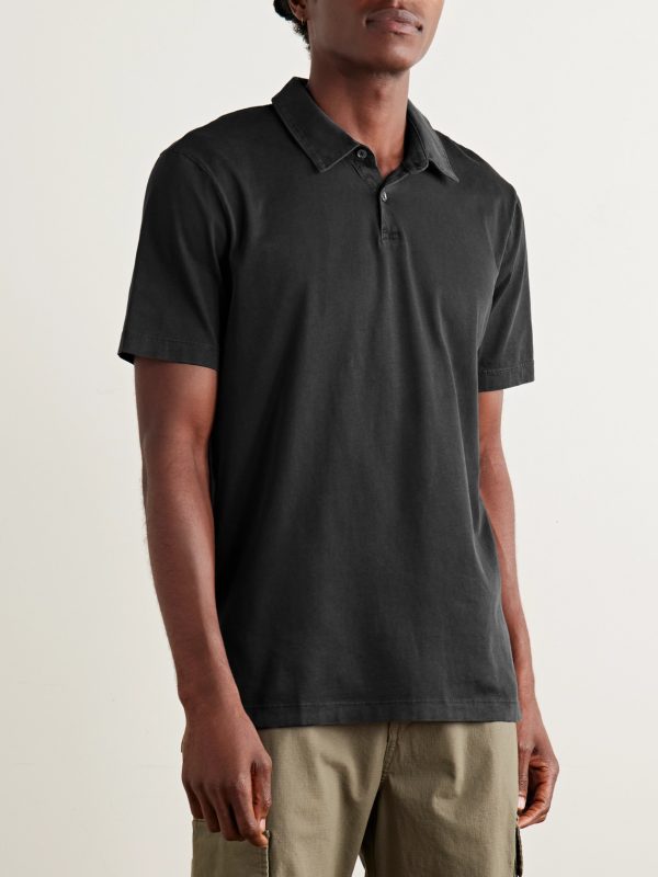 Supima Cotton-Jersey Polo Shirt - FR Supima Cotton-Jersey Polo Shirt - FR
