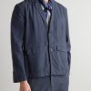 Lunar Linen and Cotton-Blend Blazer - FR Lunar Linen and Cotton-Blend Blazer - FR