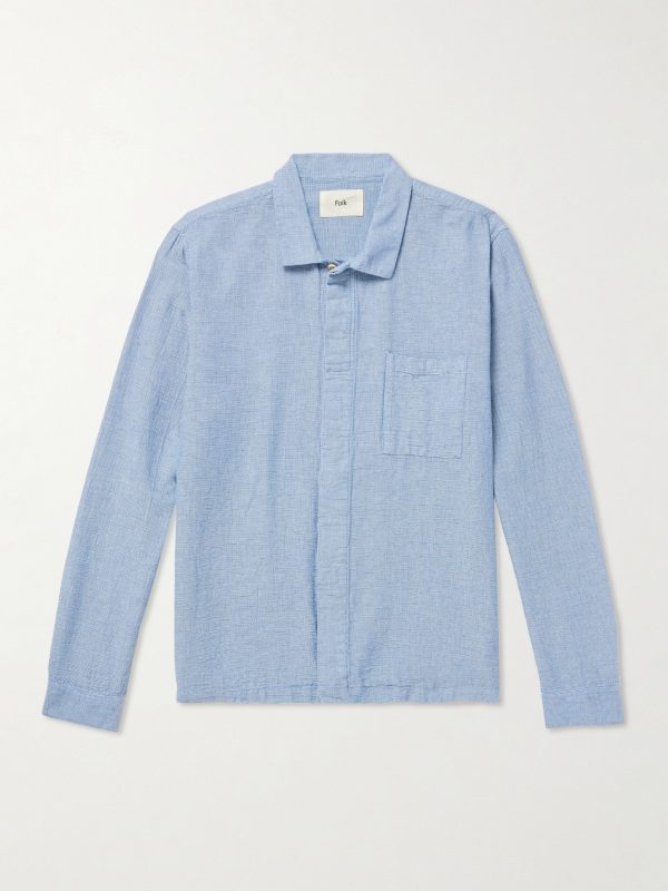 Patch Cotton-Seersucker Shirt Patch Cotton-Seersucker Shirt