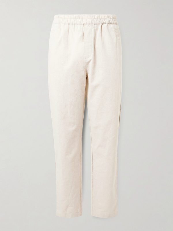 Cotton and Linen-Blend Suit Trousers