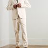 Cotton and Linen-Blend Suit Trousers - OU
