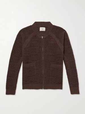 Open-Knit Zip-Up Cardigan Open-Knit Zip-Up Cardigan