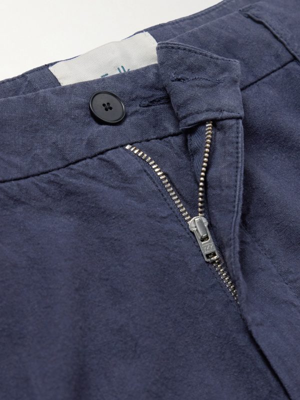Lunar Linen and Cotton-Blend Suit Trousers - CU Lunar Linen and Cotton-Blend Suit Trousers - CU