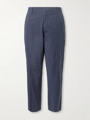 Lunar Linen and Cotton-Blend Suit Trousers Lunar Linen and Cotton-Blend Suit Trousers