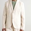 Cotton and Linen-Blend Blazer - FR