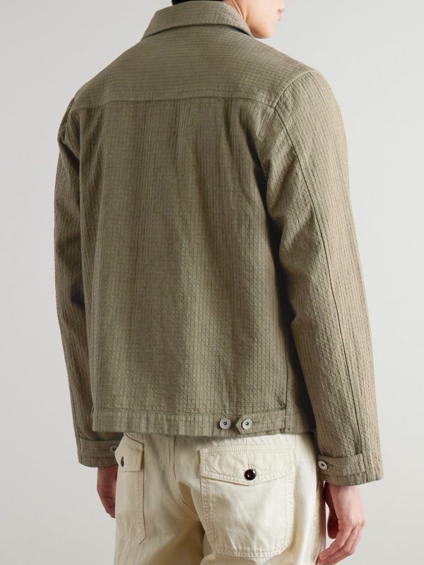 Prism Cotton-Ripstop Blouson Jacket - BK Prism Cotton-Ripstop Blouson Jacket - BK
