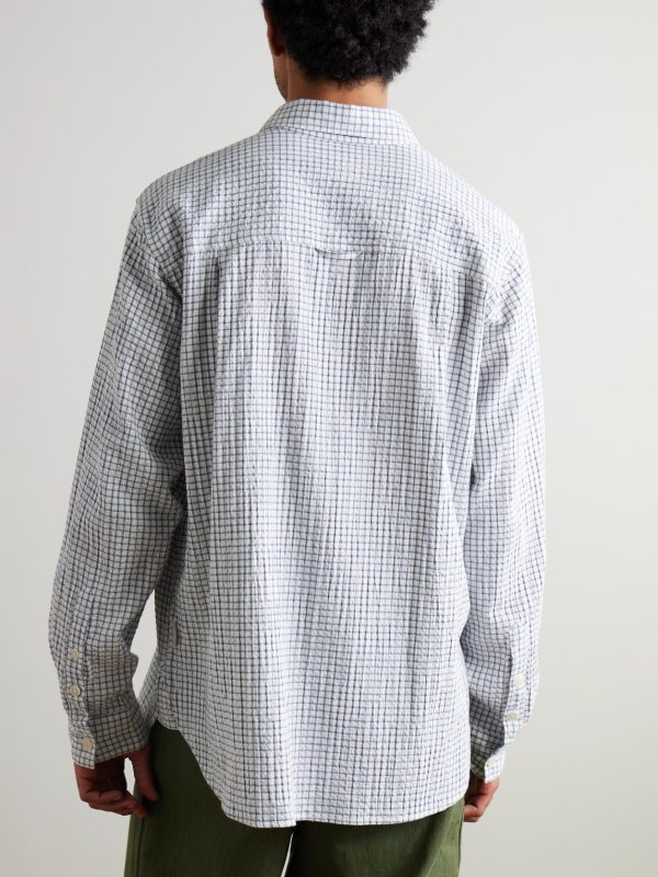 Easy Fit Linen and Cotton-Blend Shirt - BK Easy Fit Linen and Cotton-Blend Shirt - BK