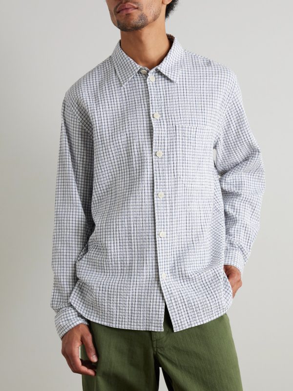 Easy Fit Linen and Cotton-Blend Shirt - FR Easy Fit Linen and Cotton-Blend Shirt - FR