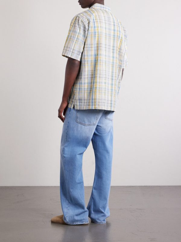 Gabe Cotton-Blend Seersucker Shirt - BK Gabe Cotton-Blend Seersucker Shirt - BK