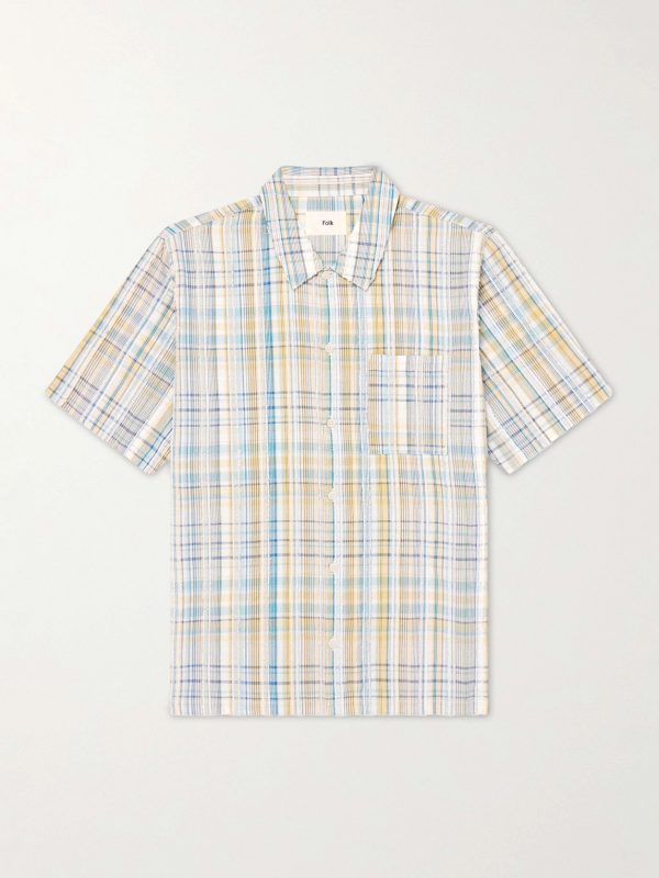 Gabe Cotton-Blend Seersucker Shirt Gabe Cotton-Blend Seersucker Shirt