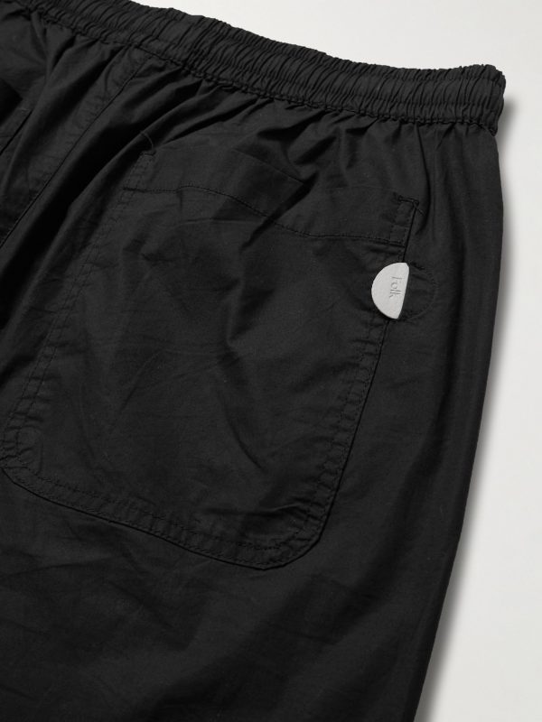 Straight-Leg Pleated Stretch Cotton-Ripstop Trousers - CU Straight-Leg Pleated Stretch Cotton-Ripstop Trousers - CU