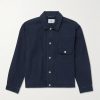 Trucker Herringbone Cotton-Twill Jacket