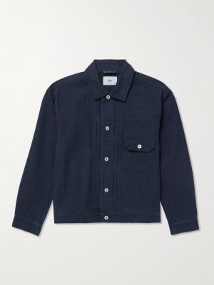 Trucker Herringbone Cotton-Twill Jacket Trucker Herringbone Cotton-Twill Jacket