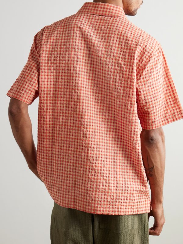 Gabe Cotton-Blend Seersucker Shirt - BK Gabe Cotton-Blend Seersucker Shirt - BK