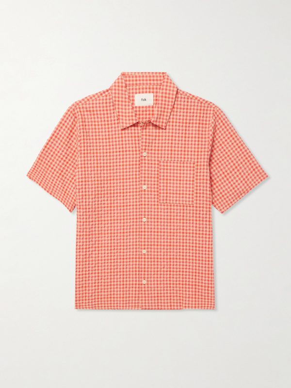 Gabe Cotton-Blend Seersucker Shirt Gabe Cotton-Blend Seersucker Shirt