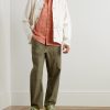 Gabe Cotton-Blend Seersucker Shirt - OU Gabe Cotton-Blend Seersucker Shirt - OU