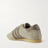Paris Leather-Trimmed Suede Sneakers - BK Paris Leather-Trimmed Suede Sneakers - BK