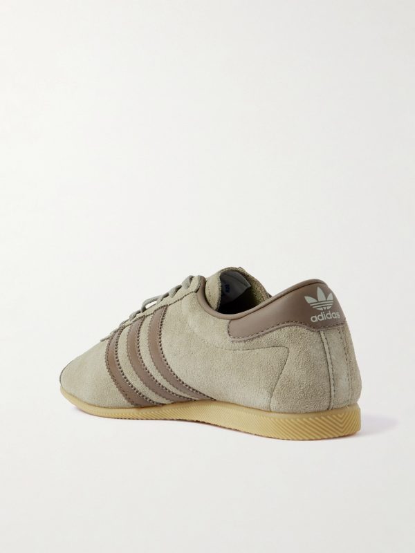 Paris Leather-Trimmed Suede Sneakers - BK Paris Leather-Trimmed Suede Sneakers - BK