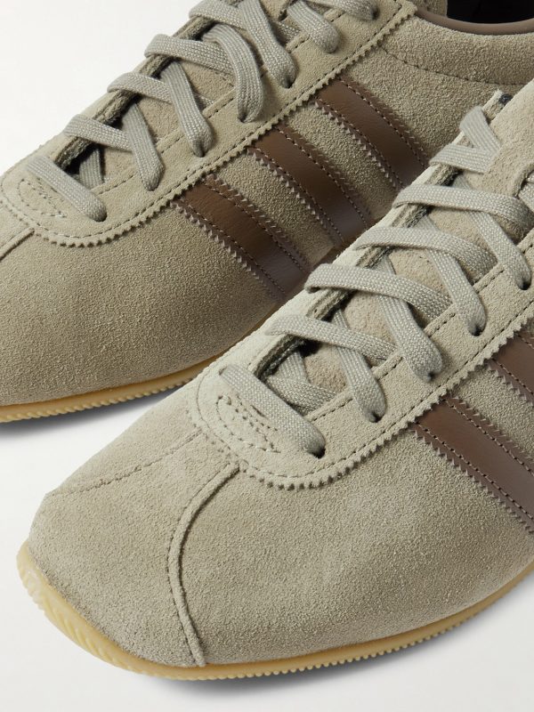 Paris Leather-Trimmed Suede Sneakers - CU Paris Leather-Trimmed Suede Sneakers - CU