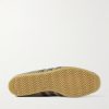 Paris Leather-Trimmed Suede Sneakers - E1 Paris Leather-Trimmed Suede Sneakers - E1