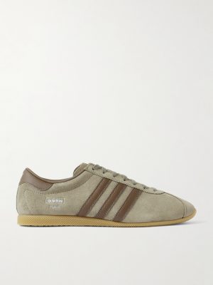 Paris Leather-Trimmed Suede Sneakers Paris Leather-Trimmed Suede Sneakers
