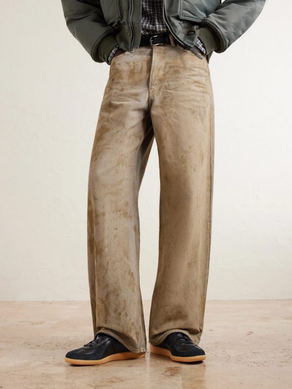 BW Army Lux Suede-Trimmed Cracked-Leather Sneakers - OU BW Army Lux Suede-Trimmed Cracked-Leather Sneakers - OU