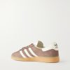 Muenchen Leather-Trimmed Suede Sneakers - BK