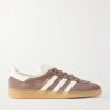 Muenchen Leather-Trimmed Suede Sneakers