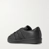 Superstar Vintage Full-Grain Leather and Rubber Sneakers - BK Superstar Vintage Full-Grain Leather and Rubber Sneakers - BK